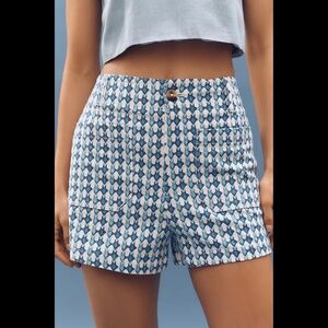Anthropologie The Colette Linen Blend Shorts by Maeve